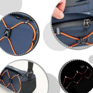 Rockbros 30110054002 bicycle handlebar bag 2.2 l - blue - Image 6