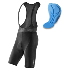 Rockbros RK20022XL short bib shorts with XXL insert - juodos spalvos