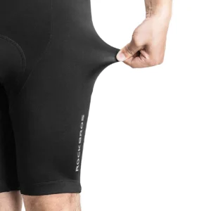 Rockbros RK2002L short bib shorts with L insert - juodos spalvos - Image 4