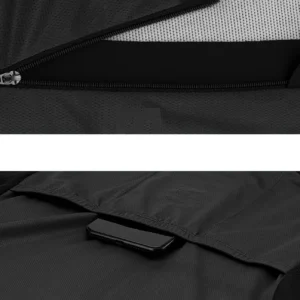 Rockbros cycling jersey 15120002003 short sleeve L - juodos spalvos - Image 8