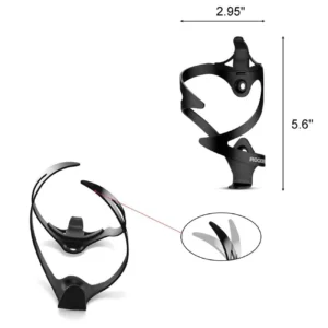 Rockbros 2017-11ABK Aluminum Bike Bottle Holder - juodos spalvos - Image 3