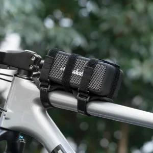 Rockbros 50210064001 bicycle strap with Velcro for Bluetooth speaker or water bottle - juodos spalvos - Image 3