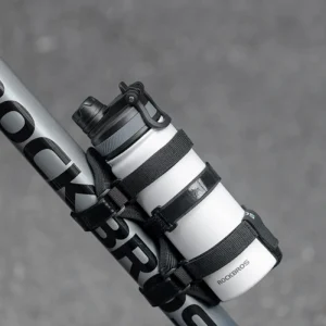 Rockbros 50210064001 bicycle strap with Velcro for Bluetooth speaker or water bottle - juodos spalvos - Image 4