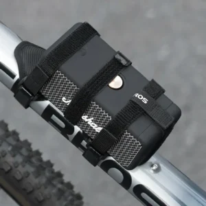 Rockbros 50210064001 bicycle strap with Velcro for Bluetooth speaker or water bottle - juodos spalvos - Image 8