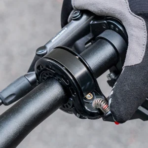 Rockbros 34210028001 Q-shaped bicycle bell - juodos spalvos - Image 3