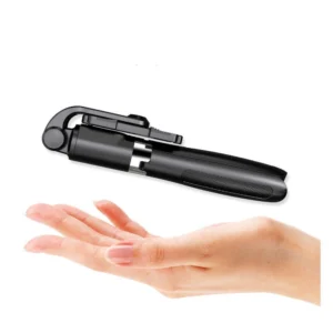 Tech-Protect L01S Bluetooth Selfie Stick with Tripod up to 70cm - juodos spalvos - Image 2