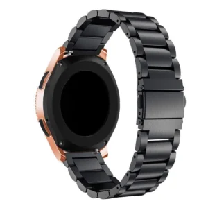 Tech-Protect Stainless Bracelet skirta Samsung Galaxy Watch 3 45mm - juodos spalvos - Image 2