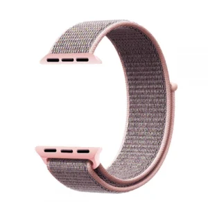 Tech-Protect Nylon apyrankė skirta Apple Watch 4 / 5 / 6 / 7 / 8 / 9 / SE (38/40/41 mm) - rožinės spalvos - Image 3