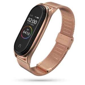 Tech-Protect MilaneseBand apyrankė skirta Xiaomi Mi Smart Band 5 / 6 / 6 NFC - rožinės spalvos