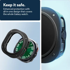 dėklasology Vault dėklas skirtas Samsung Galaxy Watch Ultra (47mm) - Matte juodos spalvos - Image 9