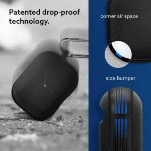 Caseology Vault Apple AirPods Pro 1/2 dėklas - juodos spalvos - Image 9