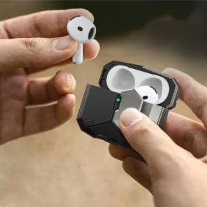 Supcase MATRIX dėklas skirtas Apple AirPods 4 - juodos spalvos - Image 4