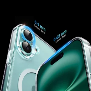 Ugreen Classy skaidrus Magnetic Dėklas su MagSafe skirtas Apple iPhone 16 - skaidrus - Image 7