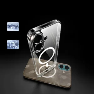 Ugreen Classy skaidrus Magnetic Dėklas su MagSafe skirtas Apple iPhone 16 - skaidrus - Image 8