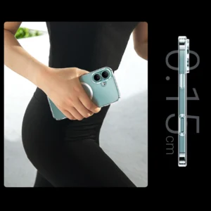 Ugreen Classy skaidrus Magnetic Dėklas su MagSafe skirtas Apple iPhone 16 - skaidrus - Image 9