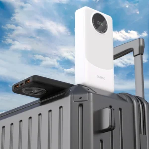 Powerbank Dudao K12 10000mAh PD22.5W USB-A, USB-C - baltos spalvos - Image 3