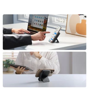 Joyroom JR-PBM11 Powerbank 10000mAh 22.5W Qi2, MagSafe compatible, with stand - juodos spalvos - Image 9