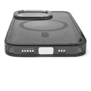 Glitter dėklas su MagSafe skirtas Apple iPhone 16e - juodos spalvos - Image 4