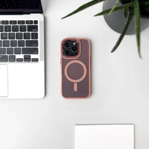 Glitter dėklas su MagSafe skirtas Apple iPhone 16e - rožinės spalvos - Image 4