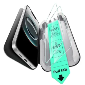 ESR UltraFit Tempered Glass 2-pack case skirtas iPhone 13 / 13 Pro / 14 / 16e - Image 3