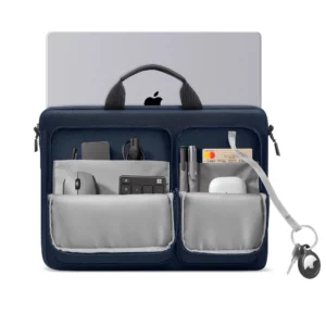 Tech-Protect Defender Bag for 17" Laptop - mėlynos spalvos - Image 4