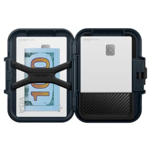 Spigen Lock Fit MagSafe Card Dėklas - Navy mėlynos spalvos - Image 9