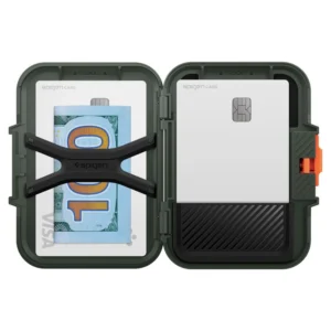 Spigen Lock Fit MagSafe Card Dėklas - žalios spalvos - Image 9