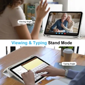 Tech-Protect SC Pen Dėklas skirtas iPad 10.9" 2022 (10th gen.) / 11" 2025 (11th gen.) - Daisies with Leaves - Image 8