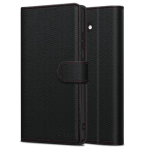 TECH-PROTECT WALLET RS IPHONE 16E juodos spalvos/RED Tech-Protect Wallet case skirtas iPhone 16e - juodos spalvos - Image 3