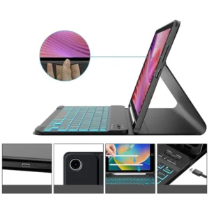 Tech-Protect SC Pen + Klaviatūra Dėklas skirtas Lenovo Tab 10.1 TB-311 - juodos spalvos - Image 3