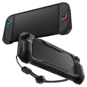 Spigen Rugged Armor Dėklas skirtas Nintendo Switch 2 - Matte juodos spalvos
