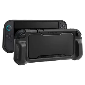 Spigen Rugged Armor Dėklas skirtas Nintendo Switch 2 - Matte juodos spalvos - Image 3