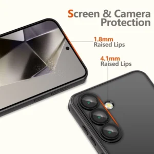 Tech-Protect MagFlex MagSafe Dėklas skirtas Samsung Galaxy S25 Edge - skaidrus juodos spalvos - Image 3
