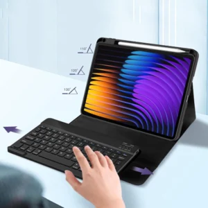 Tech-Protect SC Pen + Klaviatūra Dėklas skirtas Xiaomi Pad 7 / 7 Pro - juodos spalvos - Image 7