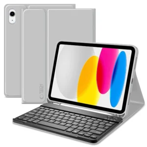 Tech-Protect SC Pen + Klaviatūra Dėklas skirtas iPad 10.9" 2022 (10th gen.) / 11" 2025 (11th gen.) - Gray