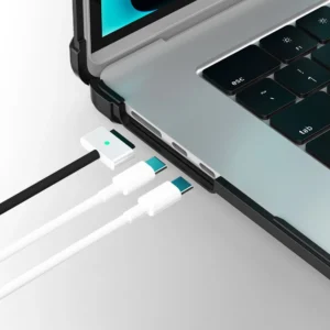 Tech-Protect SmartShell Pro case skirtas MacBook Air 15" 2023-2025 M2 / M3 / M4 - transparent and black - Image 7