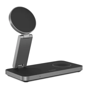 Tech-Protect QI15W-A47 MagSafe 3in1 Inductive Charger + USB-C Cable - juodos spalvos - Image 3