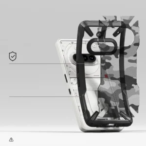 Ringke Fusion X Dėklas skirtas Nothing Phone 3A - skaidrus pilkos spalvos - Image 4