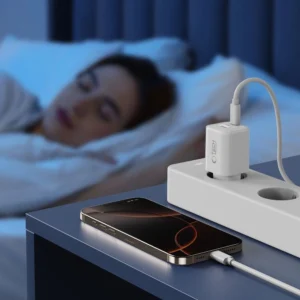 Tech-Protect NCM33W 2-port PD33W/QC3.0 laidinis įkroviklis - baltos spalvos - Image 6