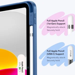 ESR Flip Hybrid dėklas skirtas iPad 10.9” 2022 / iPad 11” 2024 - Blue - Image 4