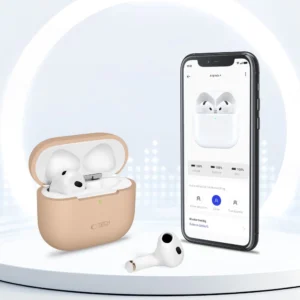 Tech-Protect Silicone dėklas skirtas Apple AirPods 4 - juodos spalvos - Image 5