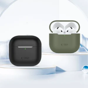 Tech-Protect Silicone dėklas skirtas Apple AirPods 4 - Olive - Image 3