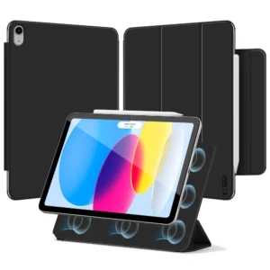Tech-Protect Smartcase Magnetic for iPad 10.9” 2022 / iPad 11” 2025 - juodos spalvos