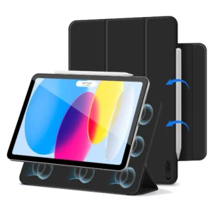 Tech-Protect Smartcase Magnetic for iPad 10.9” 2022 / iPad 11” 2025 - juodos spalvos - Image 2