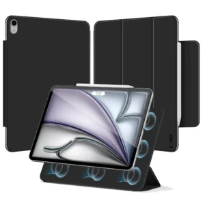 Tech-Protect Smartcase Magnetic for iPad Air 13” 2024 / 2025 - juodos spalvos
