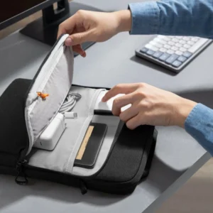 Tech-Protect Defender VR Laptop Bag 15-16 - juodos spalvos - Image 8