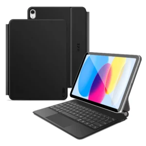 Tech-Protect Smartcase Magnetic su klaviatūra skirta iPad 10.9” 2022 / iPad 11” 2025 - juodos spalvos