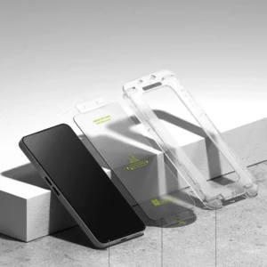 Ringke Easy Slide apsauginis stiklas 2-pack skirta Nothing Phone 3A / 3A Pro - skaidrus - Image 4