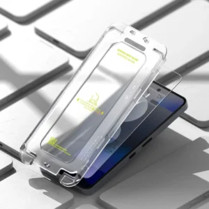 Ringke Easy Slide apsauginis stiklas 2-pack skirta Nothing Phone 3A / 3A Pro - skaidrus - Image 6