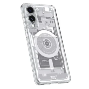 Spigen Ultra Hybrid Mag dėklas su MagSafe skirtas Samsung Galaxy S25 Edge su Print - baltos spalvos - Image 7